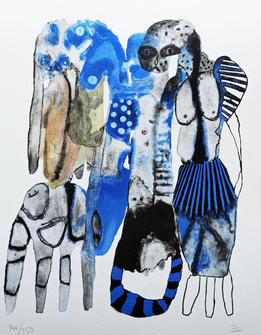 'Farewell to the girl with sun in her eyes (55)', ett konstverk av Emma Larson