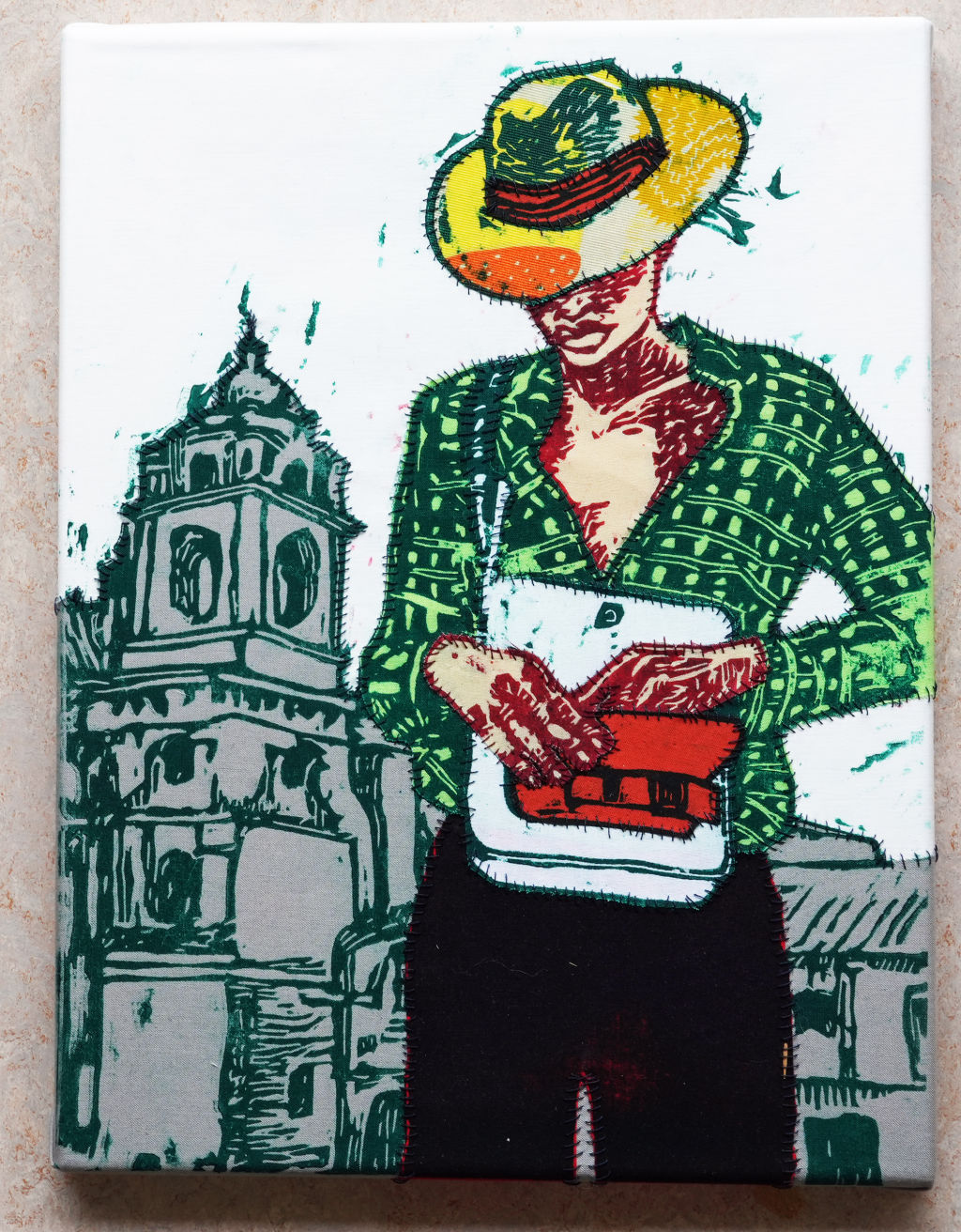 'Turisten (3)', ett konstverk av Fredrik Lindqvist