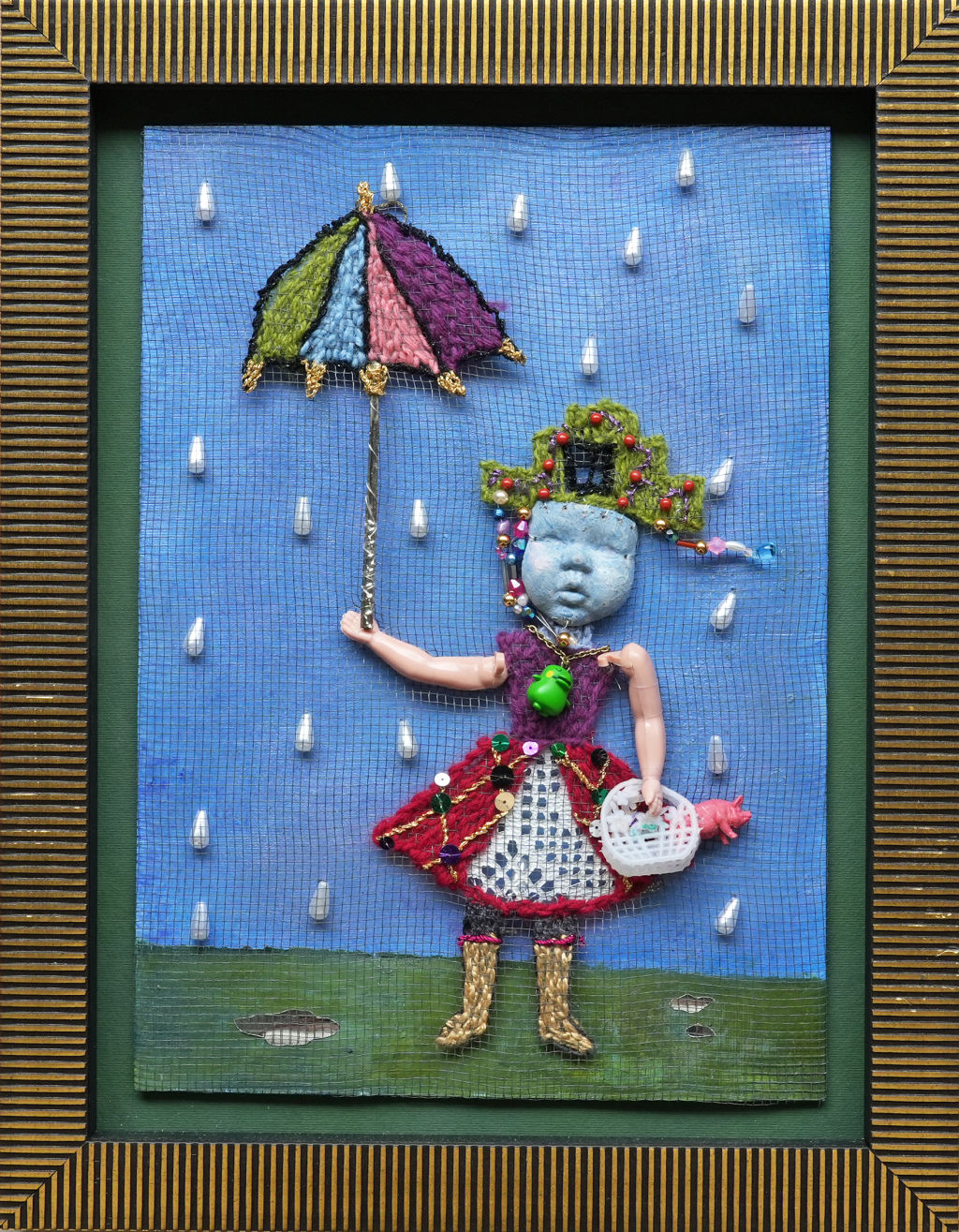 'Det regnar, det regnar (11)', ett konstverk av Pia Nordqvist