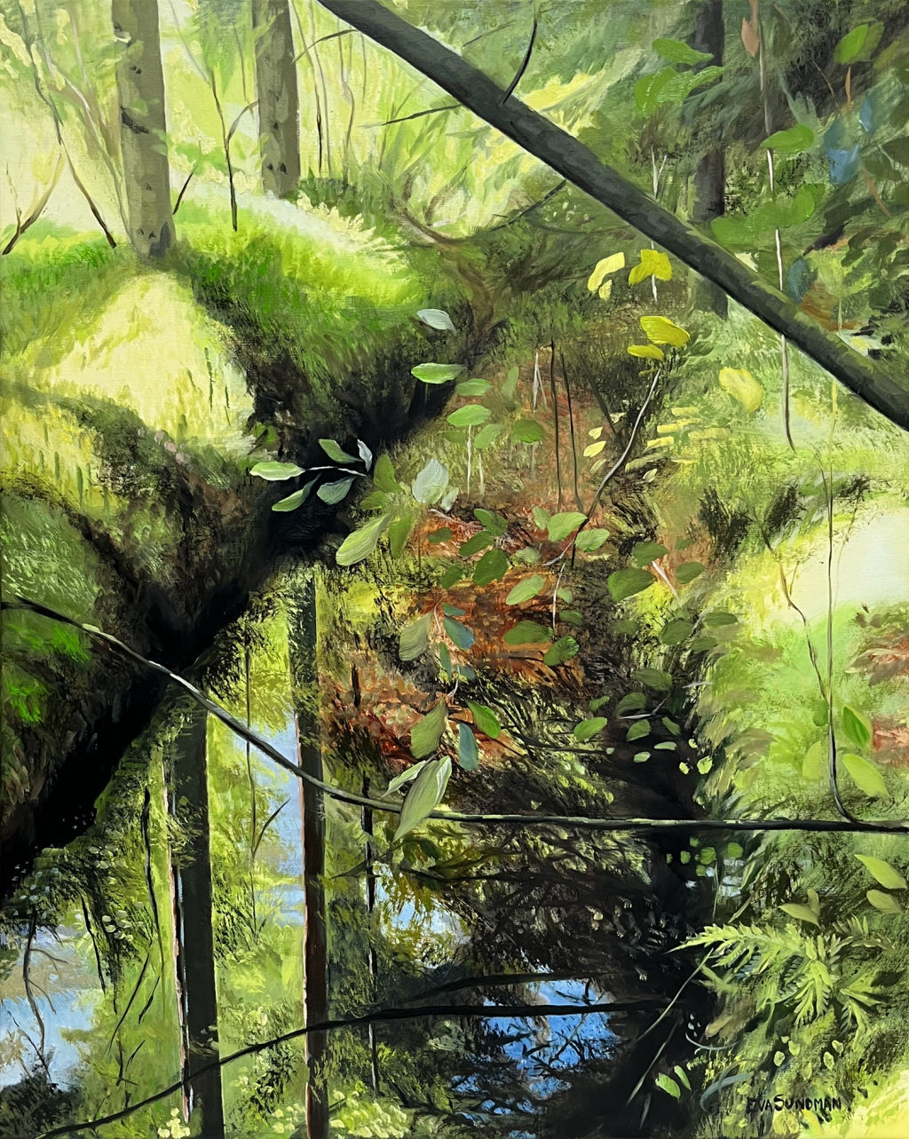 'Gömsle', 2023, ett konstverk av Eva Sundman