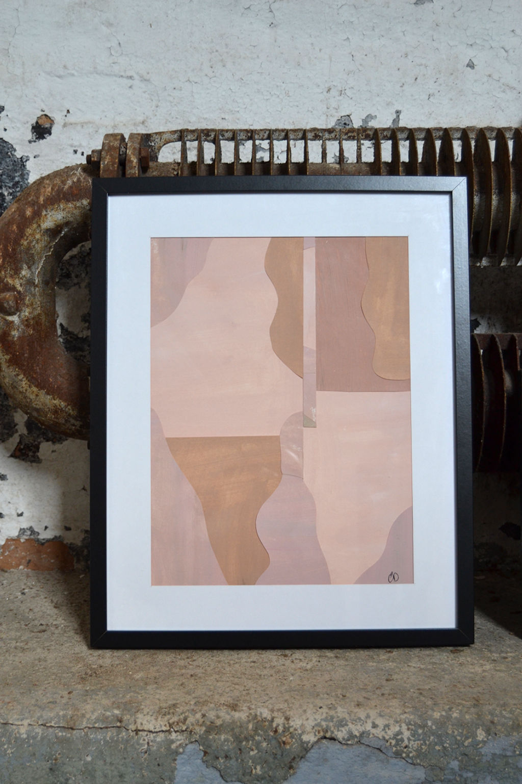 'Bergsvandring', 2023, ett konstverk av Elina Dahl